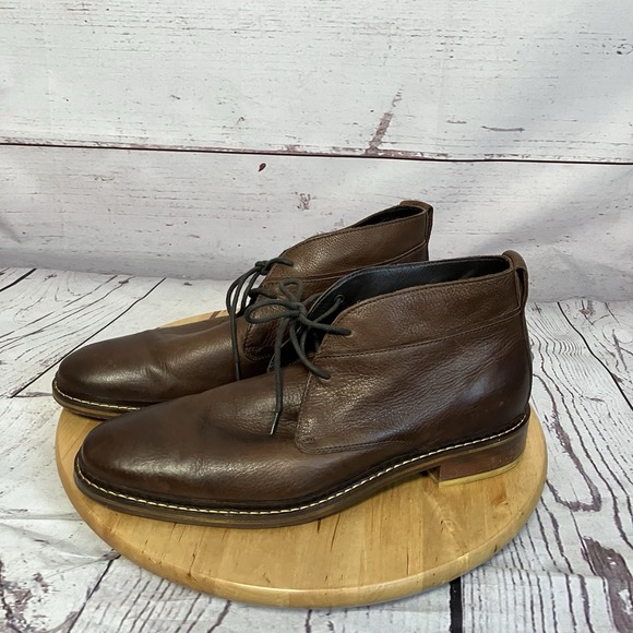 Cole Haan Chukka Boots Mens Size 11.5M‎ Brown Leather Lace Up main image 7